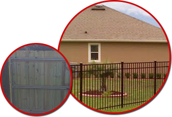 Wooden and Aluminum Fences 